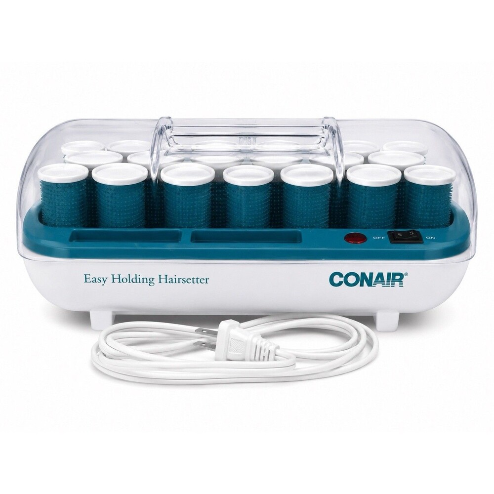 Conair Easy Holding Hairsetter Hot Rollers Set Tested Works No Clips
